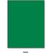 Color Card Stock 65lb. Cover Size 8 1/2 X 5 1/2 Sheets (Half Letter Size) 50 Sheets Per Pack ( Bright Color Green)