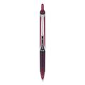 Precise V5rt Roller Ball Pen Retractable Extra-Fine 0.5 Mm Burgundy Ink Burgundy/silver Barrel Dozen | Bundle of 5 Dozen