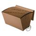 1 PK Pendaflex Kraft Indexed Expanding File 31 Sections Elastic Cord Closure 1/15-Cut Tabs Legal Size Brown (K19DOX)