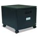 Storex Single-Drawer Mobile Filing Cabinet 14-3/4w x 18-1/4d x 12-3/4h Black 61264B01C