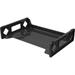 Deflecto Sustainable Office Stackable Desk Tray 2.8 Height x 13 Width x 9 Depth - Desktop - Recycled - Black - Plastic - 1Each