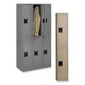 Tennsco Double Tier Locker Triple Stack 36 W x 18 D x 72 H