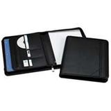 Samsill Corporation SAM70820 Zipper Pad Holder- Exterior Pocket- 2 CD-Card Pockets- Black