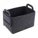 Daxin Foldable Felt Sundries Storage basket With Handle Cosmetics Container Multifunction Laundry Storage Basket Desktop organizer