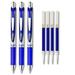 Pentel EnerGel Deluxe RTX Liquid Gel Ink Pen Set Kit Pack of 3 with 4 Refills (Blue - 0.7mm)