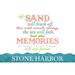 Stone Harbor New Jersey Beach Memories Last Forever (16x24 Giclee Gallery Art Print Vivid Textured Wall Decor)