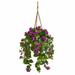 Nearly Natural Artificial Bougainvillea in Basket
