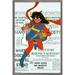 Marvel Comics - Ms. Marvel - Ms. Marvel #25 Variant Cover Wall Poster 22.375 x 34 Framed