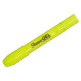 Sharpie Gel Highlighters Fluorescent Yellow Ink Bullet Tip Yellow Barrel (1780478)