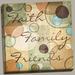 Canvas Faith Family Friends Vintage Comfort Retro Best Quote Lovely Beautiful Family 12x12