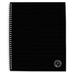 Deluxe Sugarcane Based Notebooks 1 Subject Medium/college Rule Black Cover 11 X 8.5 100 Sheets | Bundle of 2 Each