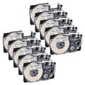 GREENCYCLE 10 Pack Compatible for Casio XR-9X XR9X XR-9X2S Black on Clear Label Tape for KL-120 KL-60 KL-100 KL750 KL780 KL2000 KL7000 KL7200 KLP1000 EZ Label Printer 9mm 3/8 Inch x 8m 26.2Feet