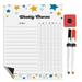 Inkdotpot MagneticWhiteboard Weekly Chores ChoreChart ForRefrigerator- Dry Erase Behavior Chart For Kids Responsibility ChartWith 2 Fine Tip Marker & Eraser