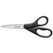 Design Line Straight Stainless Steel Scissors 8 Long 3.13 Cut Length Black Straight Handle | Bundle of 10 Each