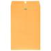 LUX 10 x 15 Clasp Envelopes 50/Pack 28lb. Brown Kraft 1015C-BK-50