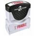 Accu-Stamp2 Message Stamp Fragile 038856