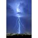 Gango Editions PDXPSTLR669LARGE Blue Lightning Poster Print by Douglas Taylor 24 x 36 - Large