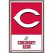 MLB Cincinnati Reds - Logo 22 Wall Poster 14.725 x 22.375 Framed