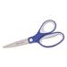 Kleenearth Soft Handle Scissors Pointed Tip 7 Long 2.25 Cut Length Blue/gray Straight Handle | Bundle of 2 Each