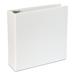 Universal UNV20994 4 in. Capacity 11 in. x 8.5 in. 3-Slant-Ring View Binder - White