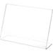 Plymor Clear Acrylic Sign Display / Literature Holder (Angled) 10 W x 7 H (12 Pack)