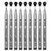 Zonghan Black Pigment Fine Liner Ink Micro Pens - Assorted Tips