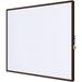 Ghent s Ceramic 4 x 4 Whiteboard with Cherry Trim in White