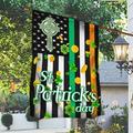 Irish American Flag St Patricks Day TTV506F - Garden Flag (11.5 x 17.5 )