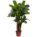 Nearly Natural 7 Giant Triple Stalk Banana Artificial Tree (Indoor/Outdoor)