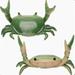 Poatren New Creative Cute Crab Pen Holder Weightlifting Crab Pen Holder Storage Rack
