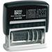 Consolidated Stamp Mfg. Co. COS011090 Micro Message Dater 12-Message 6-Yr .16 in. x 1.69 in. BK-SR