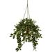 Nearly Natural 16in. Mixed Stephanotis Artificial Plant Hanging Planter