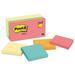 Post-it Notes Original Pads Assorted Value Pack 3 x 3 (8) Canary Yellow (6) Poptimistic Collection Colors 100 Sheets/Pad 14 Pads/Pack