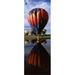 Panoramic Images PPI124107L Reflection of hot air balloons in a lake Hot Air Balloon Rodeo Steamboat Springs Routt County Colorado USA Poster Print by Panoramic Images - 12 x 36