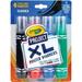 Crayola XL Classic Poster Markers - Bold Marker Point - Chisel Marker Point Style - Black Green Blue Red - 4 / Pack | Bundle of 2 Packs