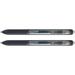 Paper Mate InkJoy Gel Pen - 0.77 mm Pen Point Size - Retractable - Black - Blue Barrel - 2 / Pack | Bundle of 2 Packs