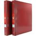 1 3-Ring View Binder with 2-Pockets - Available in Red - Great for School Home & Office (2-Pack) - by Emraw