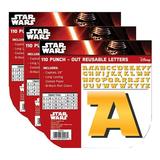 Eureka Star Wars Reusable Punch Out Deco Letters Yellow 110/Pack 3 Packs (EU-845060-3)