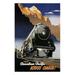 Travel Across Canada Vintage 1947 Train Travel P Ewart Canada 24 x 0.05 Poster by HSE USA