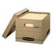 Bankers Box STOR/FILE Basic-Duty Storage Boxes Letter/Legal Files 12.5 x 16.25 x 10.5 Kraft/Green 12/Carton