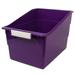 Romanoff Products Romanoff Plastic Tattle Wide Shelf File 11 x 8 x 7.5 Purple Pack of 3