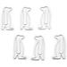 100 Count White Penguin Shaped Paper Clips Penguin Lover Cute Gifts Office Supplies Desk Organization