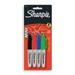 1 pc Sharpie Black Blue Green Red Mini Permanent Marker Set Fine Tip 4 PK