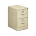 HON 510 Series Two-Drawer Full-Suspension File Drawer Legal 18.25w x 25d x 29h Putty