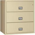 Phoenix Lateral 44 inch 3-Drawer Fireproof File Cabinet