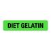 Diet Gelatin Labels
