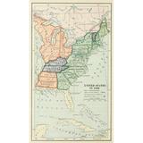 School History of the United States 1918 Map United States in 1802 Poster Print by Unknown (24 x 36)