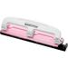 PaperPro-1PK 12-Sheet Ez Squeeze Incourage Three-Hole Punch 9/32 Holes Pink