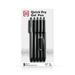 TRU RED Retractable Quick Dry Gel Pens Med Point 0.7mm Blk 5/Pack TR54494