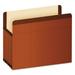 Premium Reinforced Expanding File Pockets 5.25 Expansion Letter Size Red Fiber 5/box | Bundle of 10 Boxes